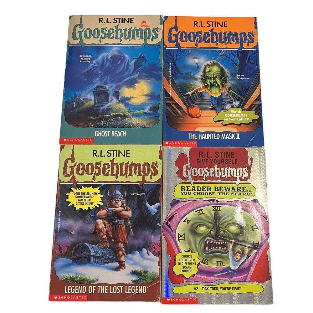 Goosebumps Books Lot of 4 Vintage 90s